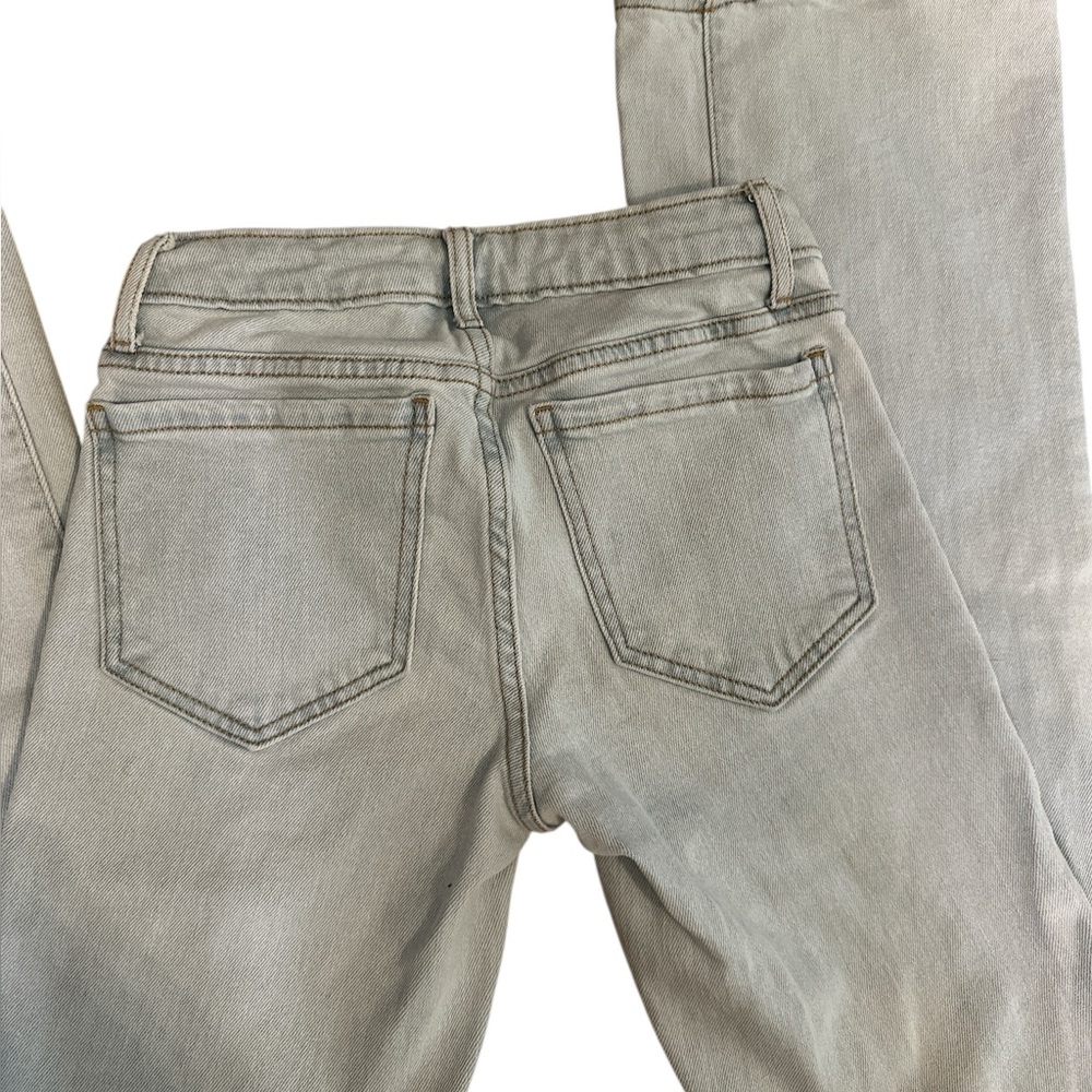 NWOT Wild Fable Light Wash Blue Flare Low Jeans Size 0 - Picture 4 of 5
